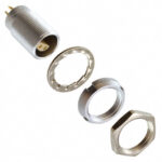 ERD.0S.304.CLL Lemo Push-Pull Connector Receptacle, Female Sockets and Male Pins 4 Position Solder Cup